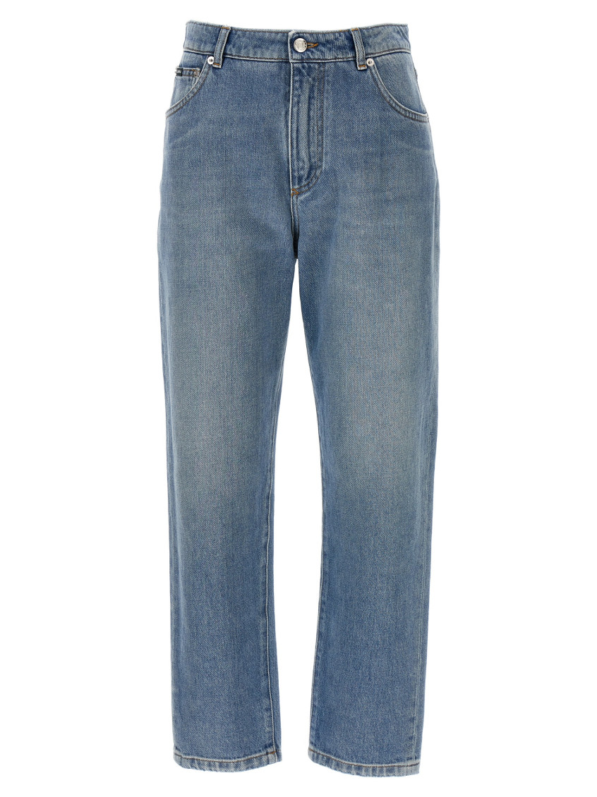Dolce & Gabbana Women's Loose Denim Jeans In Light Blue