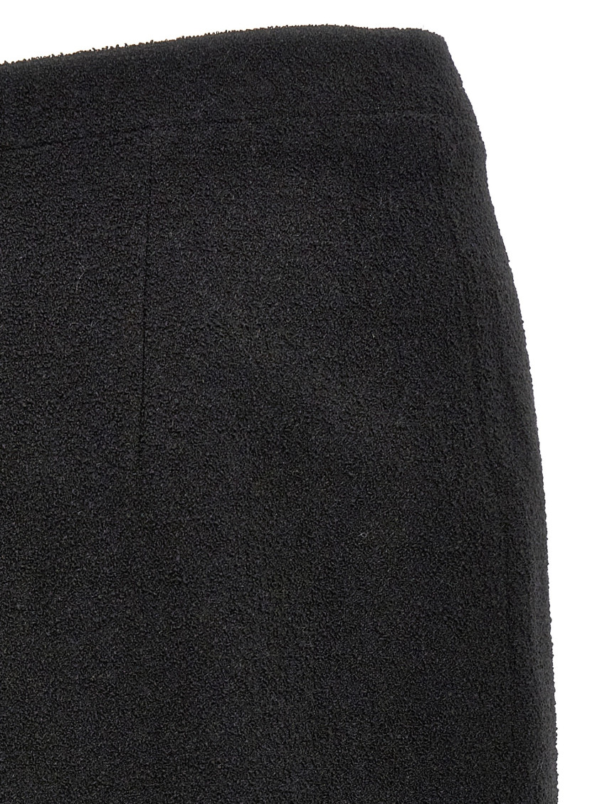 スカート ALESSANDRA RICH Midi tweed boucle skirt Black FABX3850 Alessandra Rich Black Midi tweed boucl skirt for Women