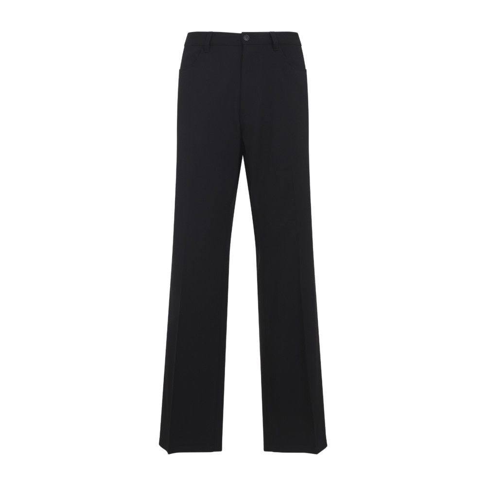 Balenciaga Tailored Trousers With Side And Back Pockets In Black