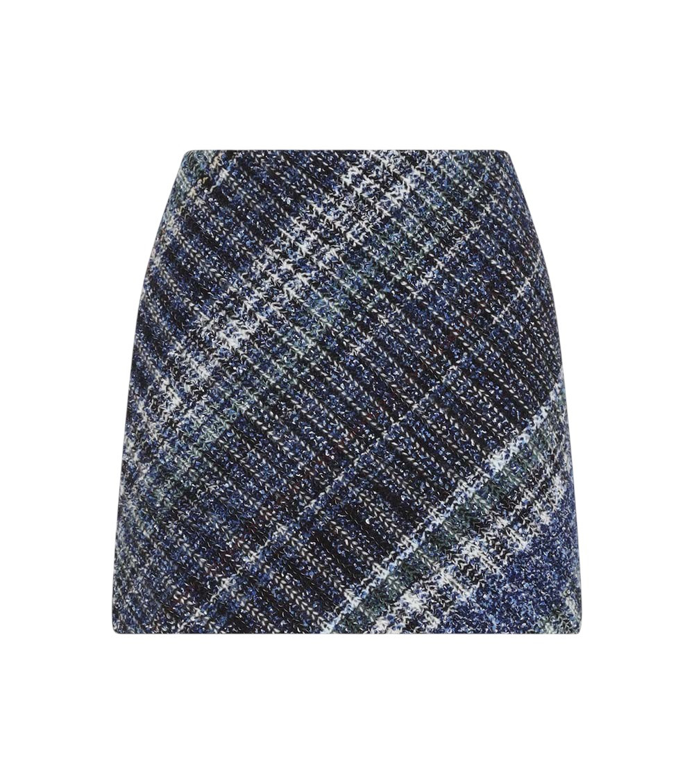 Missoni Dark Tones Caperdoni Mini Skirt In Blue