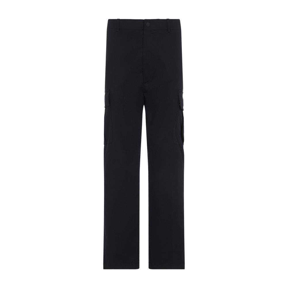 Moncler Straight Cargo Pants In Black