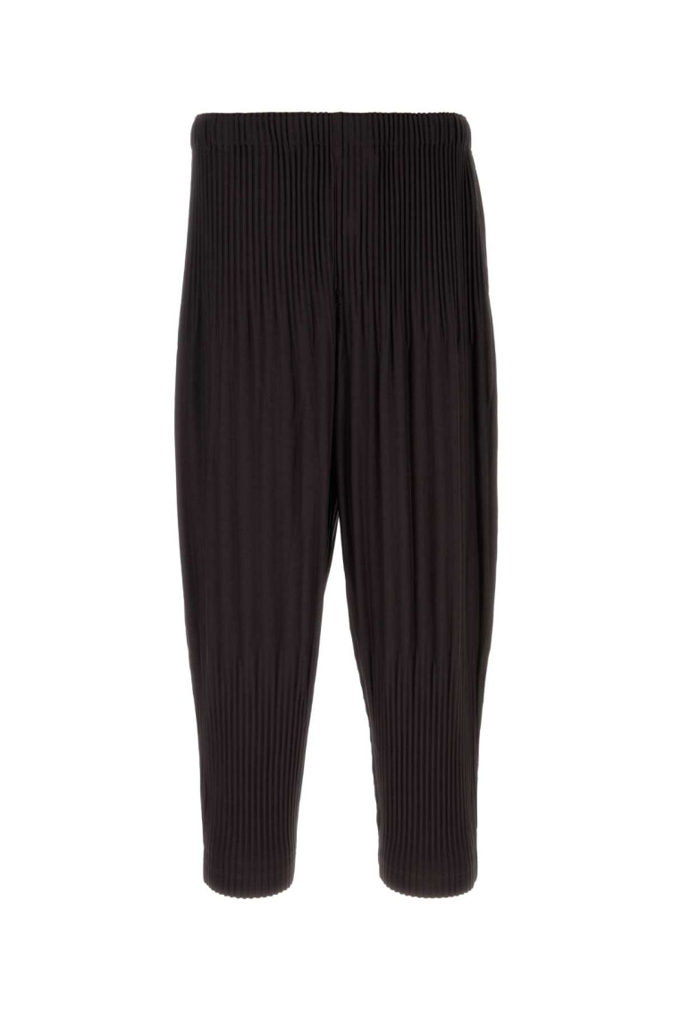 ISSEY MIYAKE PURPLE PLEATED TROUSER PANT