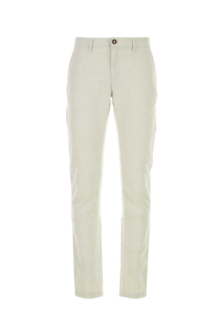 Saint James Blend Waist Pant With Slant And Slit Pockets In Neutral