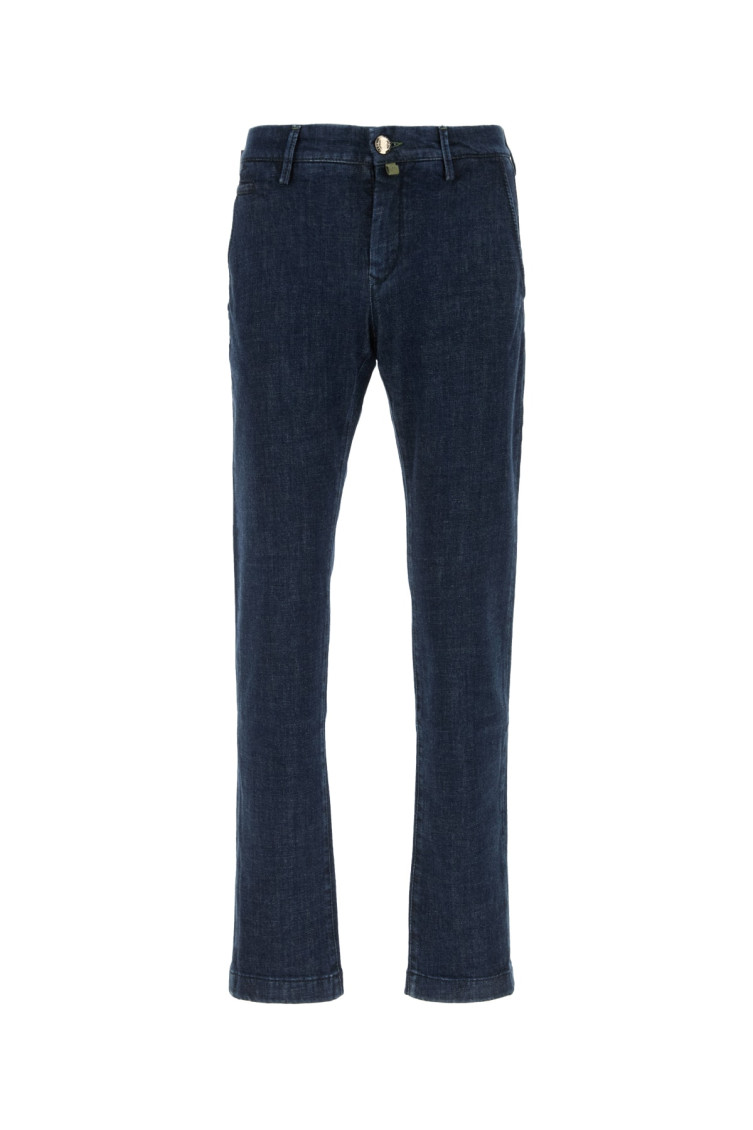 Jacob Cohen Dark Blue Denim Jeans for Men Online USA at Darveys.com