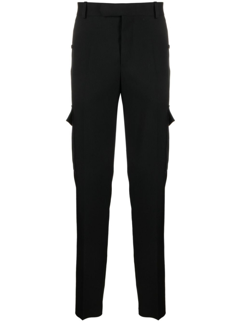 Alexander Mcqueen Trousers Blacks And Greys In Black