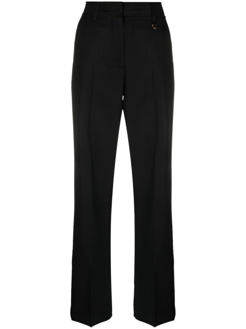 【JACQUEMUS】Women Straight Pants JACQUEMUS Lace-up linen-blend straight-leg pants | THE OUTNET