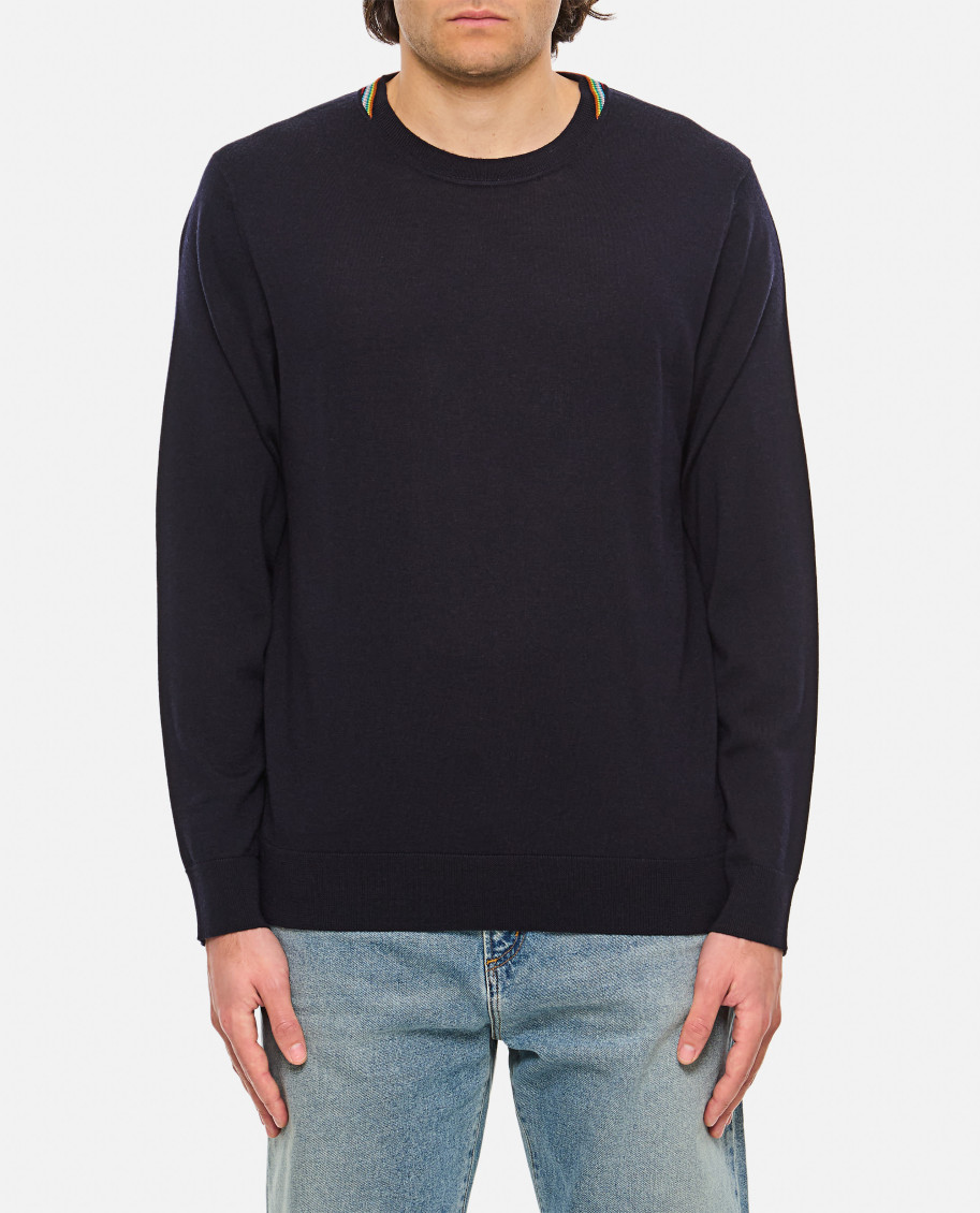 Shop Paul Smith Dark Blue Crewneck Sweater