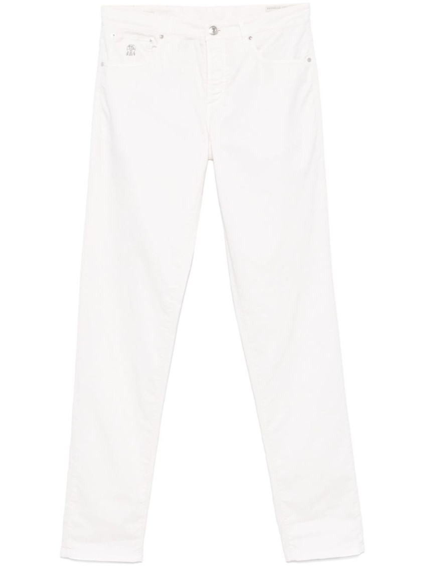 Brunello Cucinelli Straight-cut Trousers With Multiple Pockets
