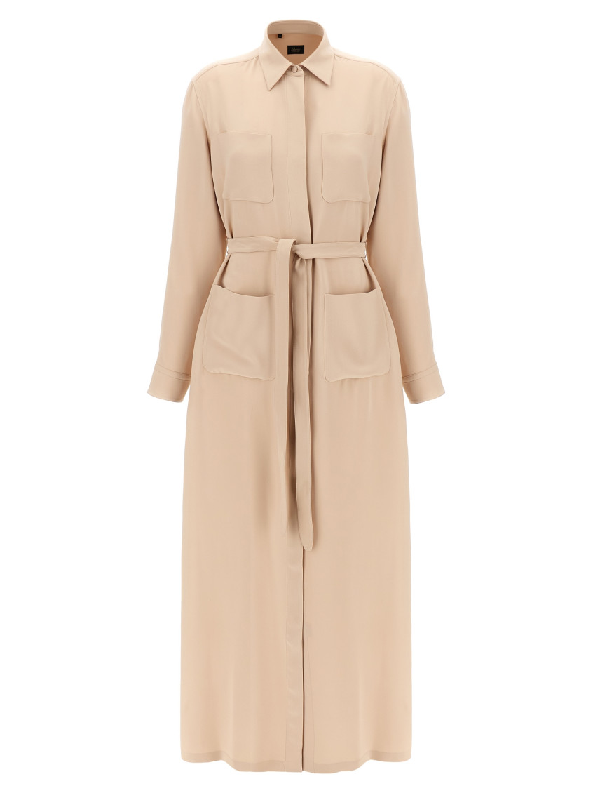 Brioni Silk Belted Dress