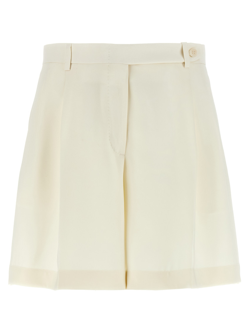 Shop Brioni White Gaia Shorts