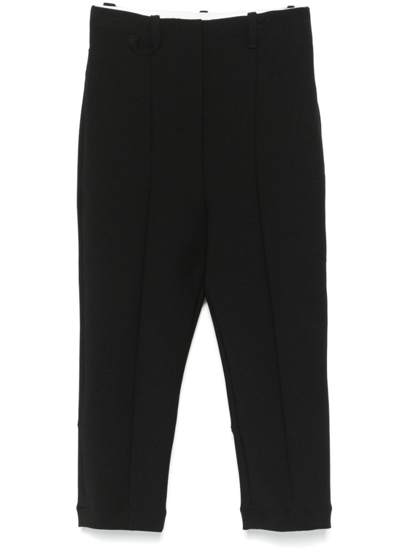 Jacquemus Tailored Capri Trousers With Hidden Fastening And Press Stud Cuffs