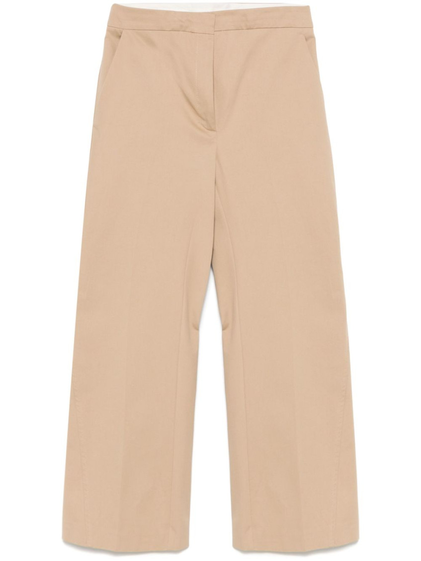 Semicouture Amandine Trousers In Neutral