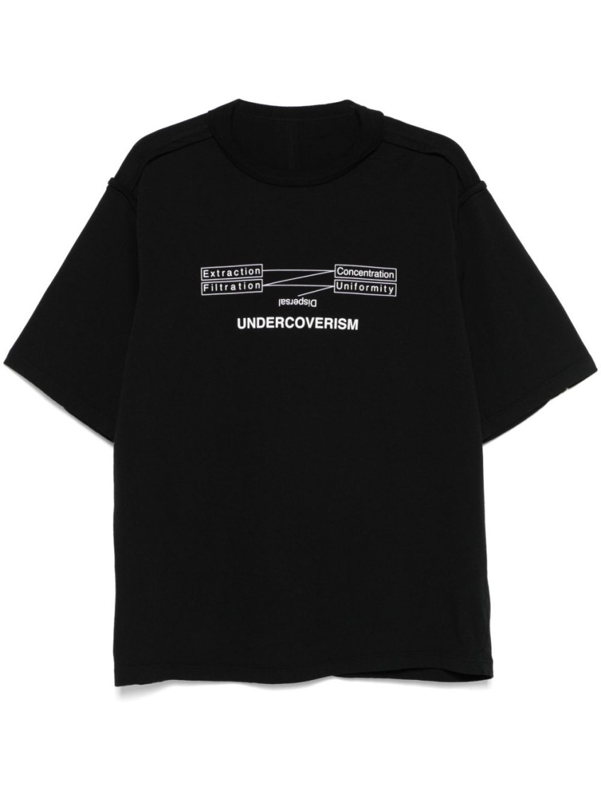 Undercover Graphic Print Black Crew Neck T-shirt