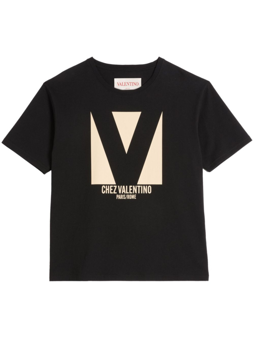 Valentino Crew Neck Short Sleeves T-shirts