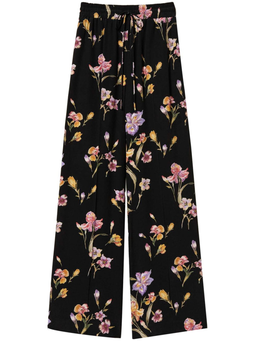 Twinset Twin-set Relaxed Fit Black Trousers