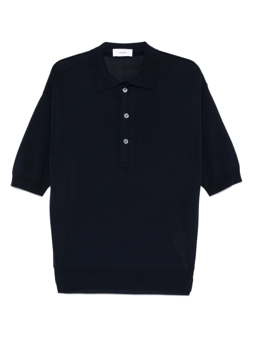 Lardini Gestricktes Poloshirt