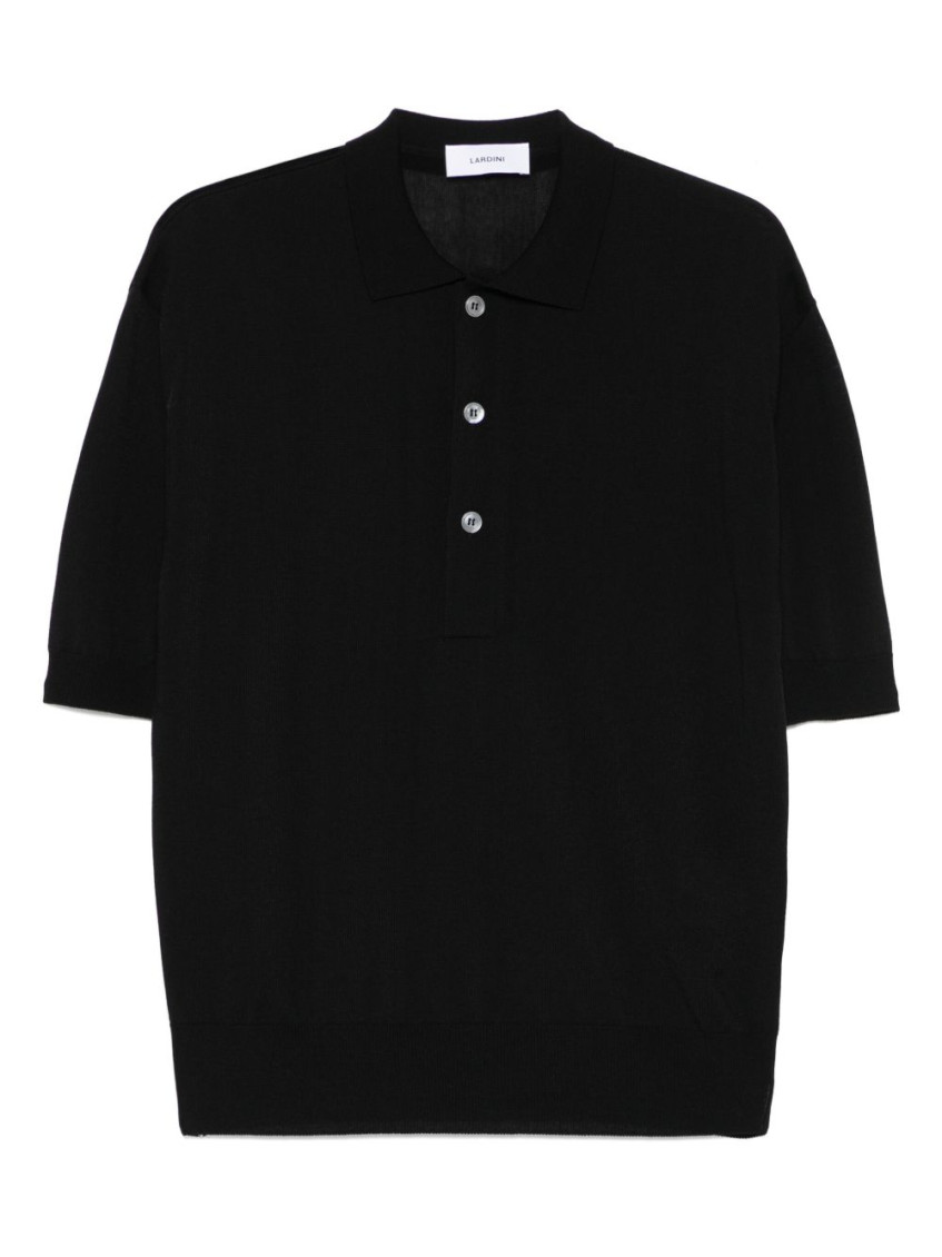Lardini Gestricktes Poloshirt