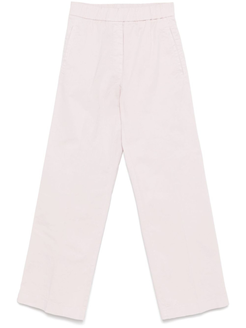 Forte Forte Light Pink Straight-leg Trousers