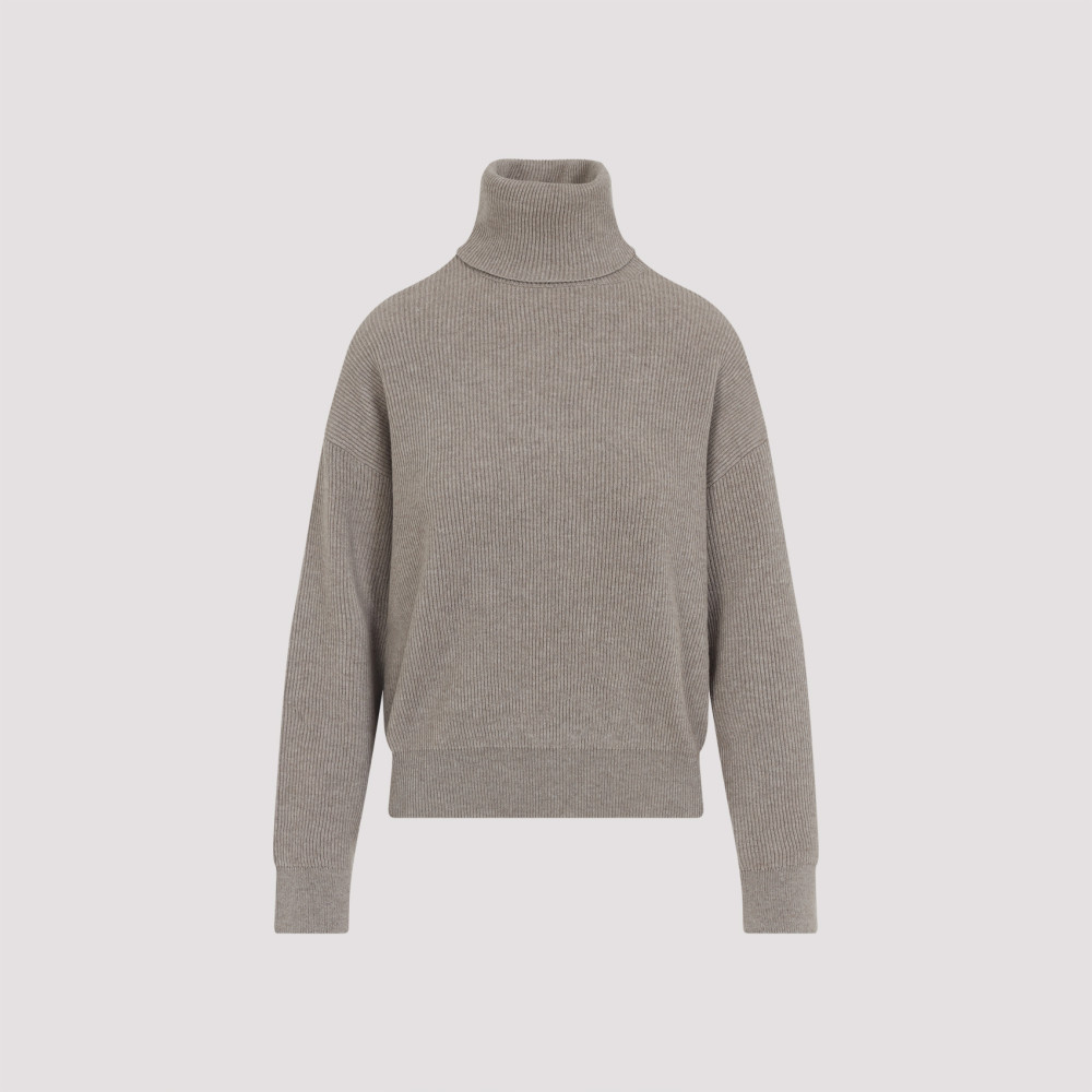 Brunello Cucinelli Beige Wool Pullover