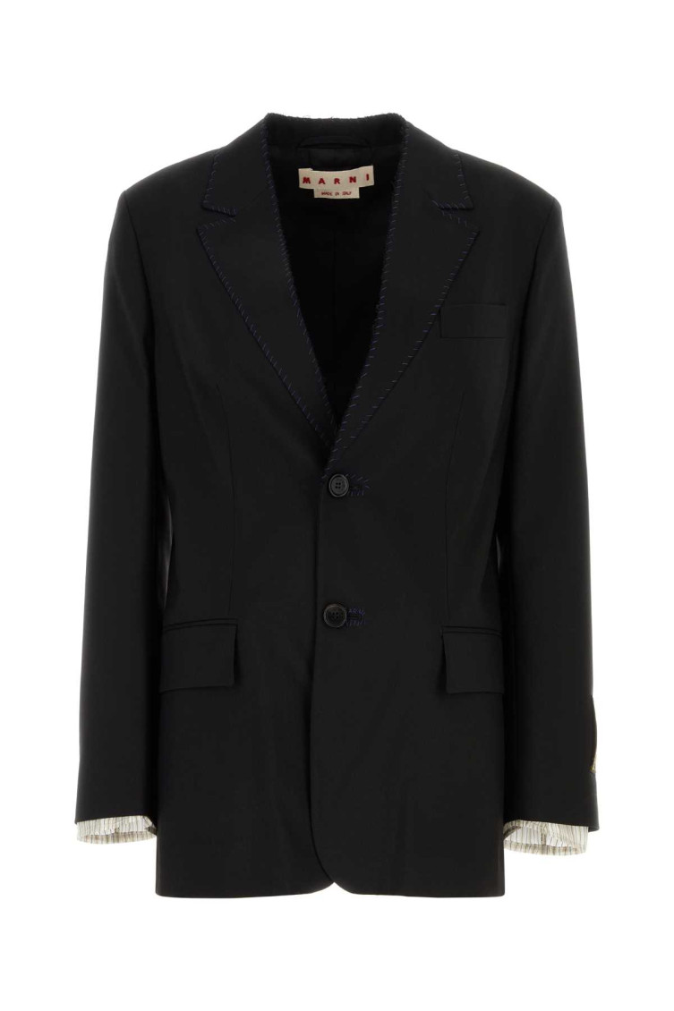 Marni Black Wool Blazer