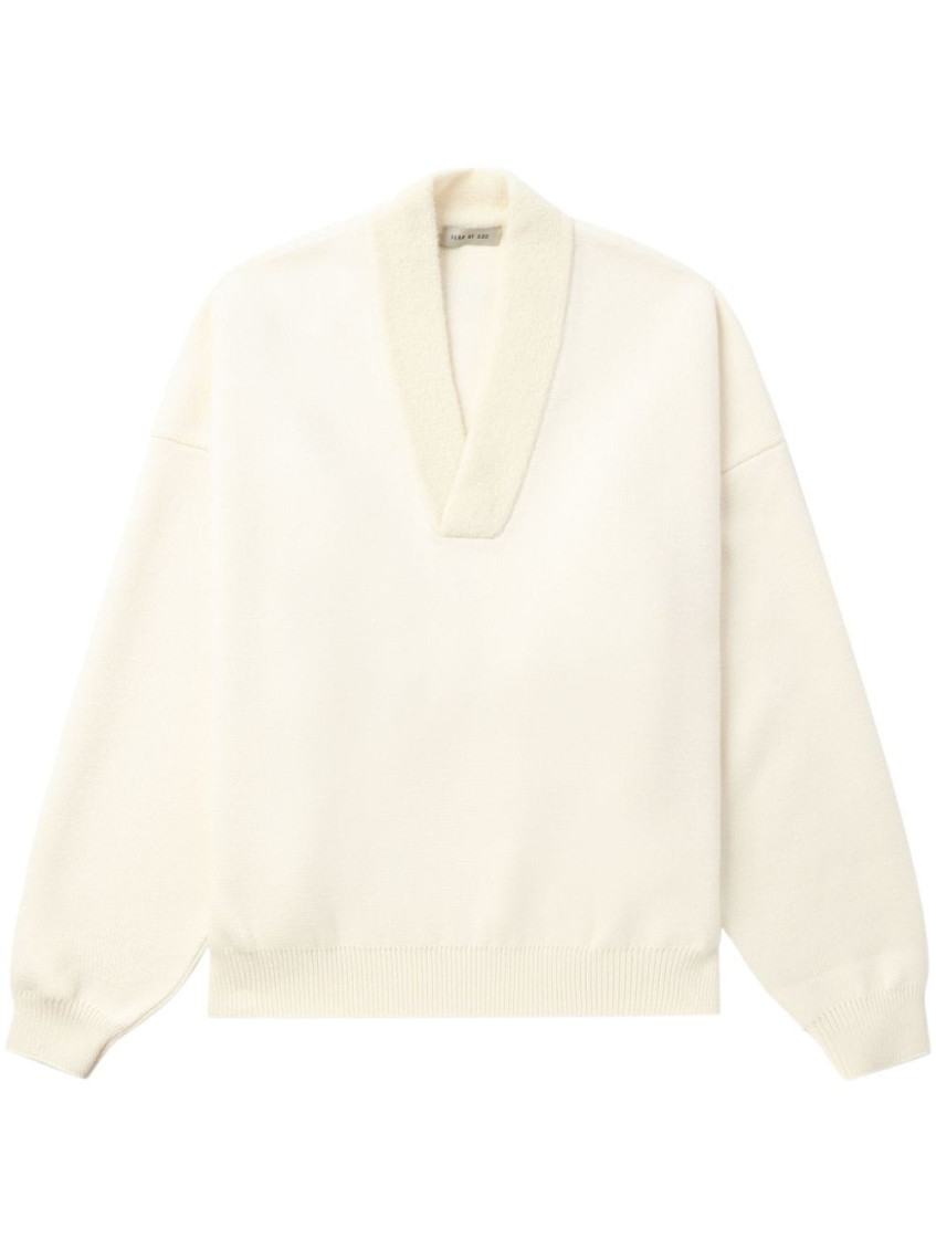 Fear Of God Woolen Sweater In White