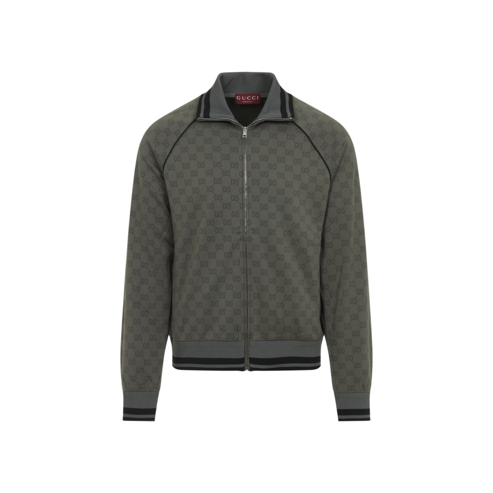 Gucci Full Zip Jacket In Green
