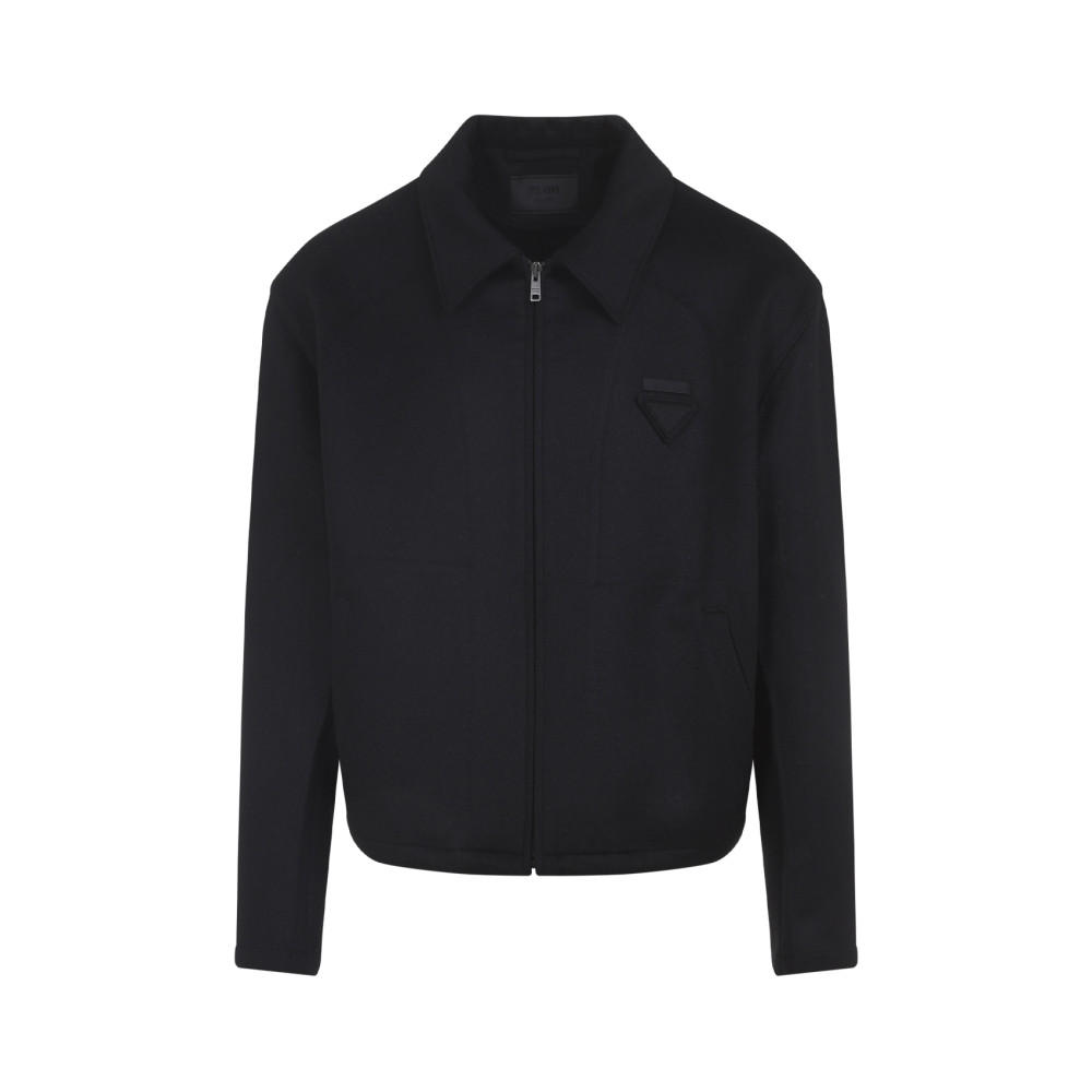 Prada Long Sleeve Jackets For Every Occasion In Black