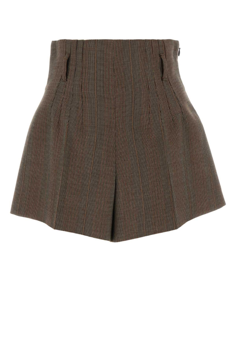 Prada Shorts In Olive