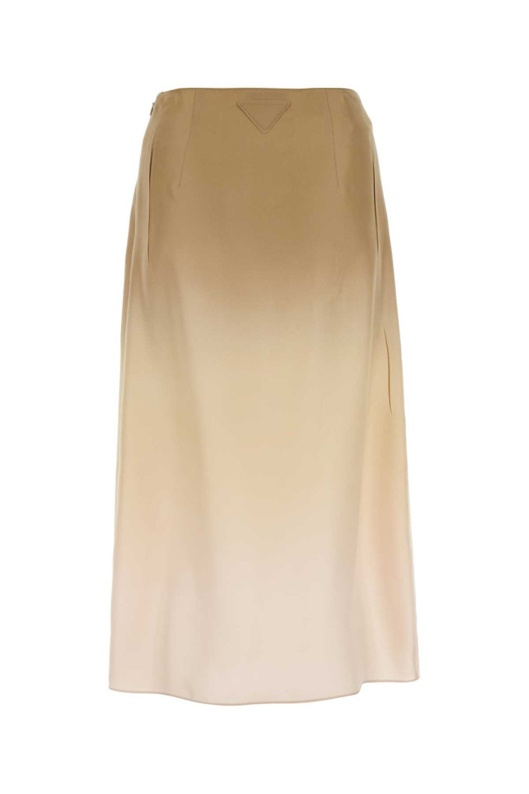 スカート PRADA FW25 Multicolor silk skirt (P150JSOOO14J3 F0065) Prada Multicolor silk skirt for Women Online USA at Darveys.com