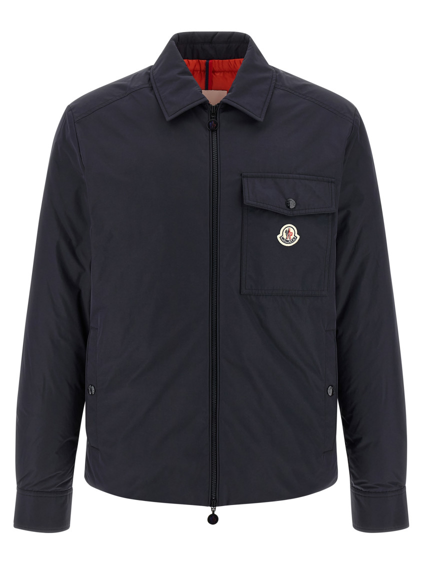 Moncler Vigeon Tech Down Jacket In Blue