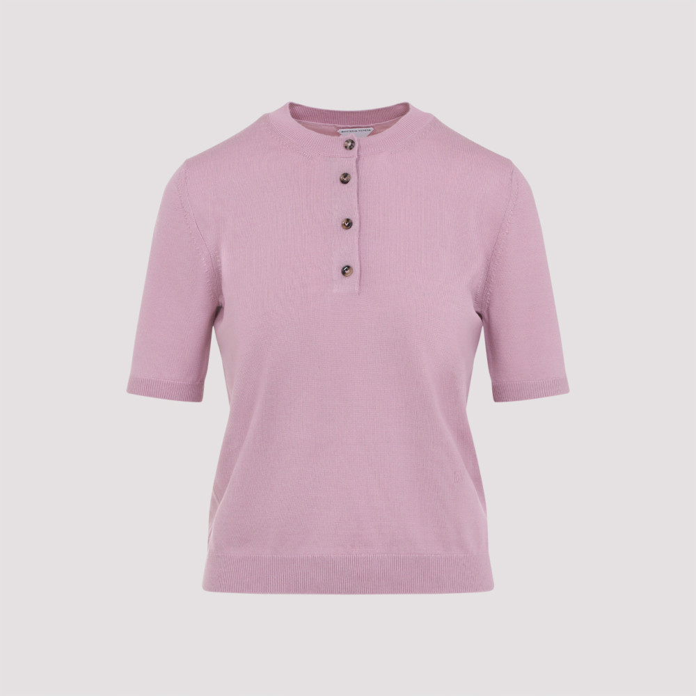 Shop Bottega Veneta Purple Knit Pullover