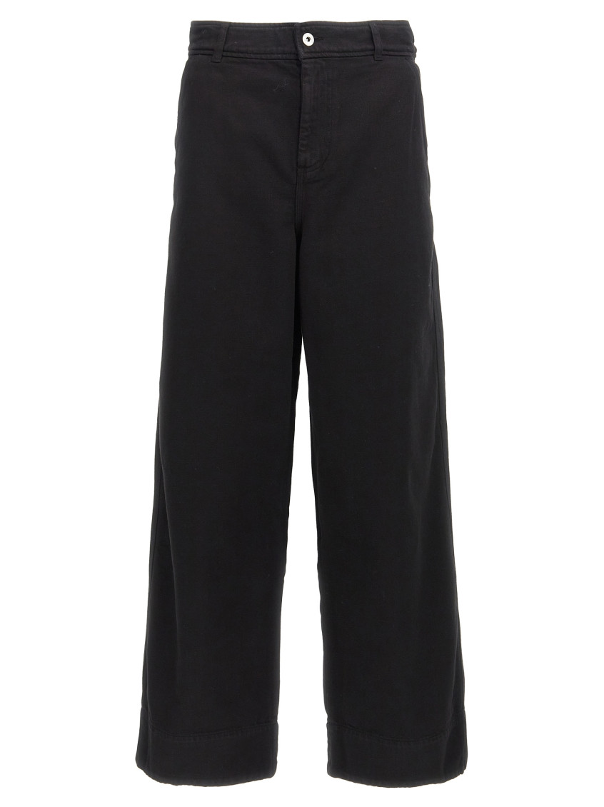 Jw Anderson J.w.anderson 'high Weist Wide Leg' Pants In Black