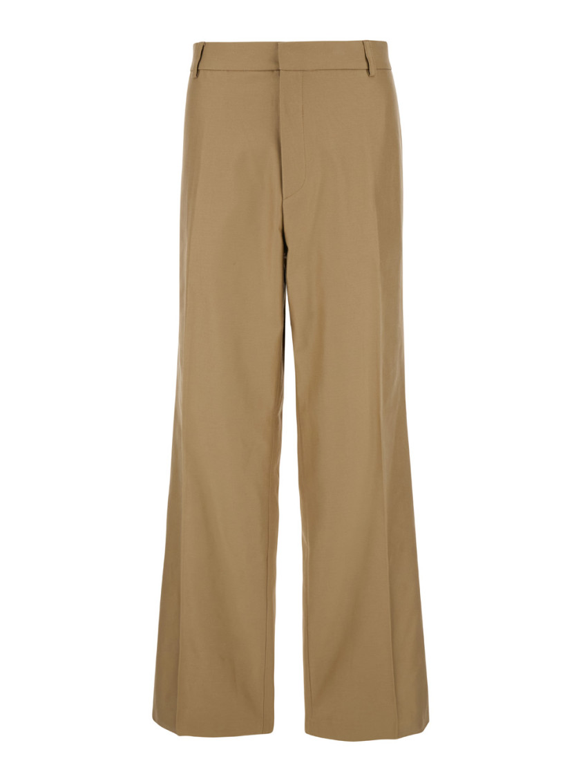 Shop Bluemarble Beige Straight Pants