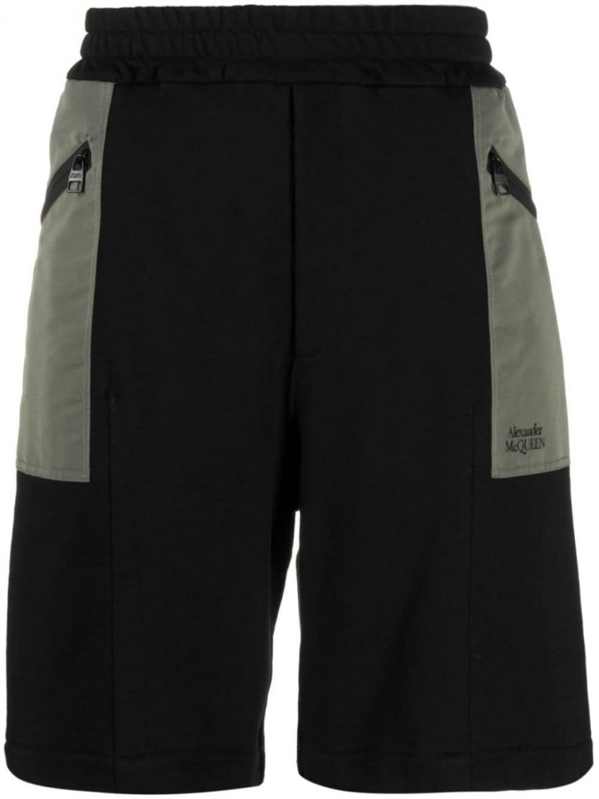 Alexander Mcqueen Alexander Mc Queen Organic Cotton Shorts In Black