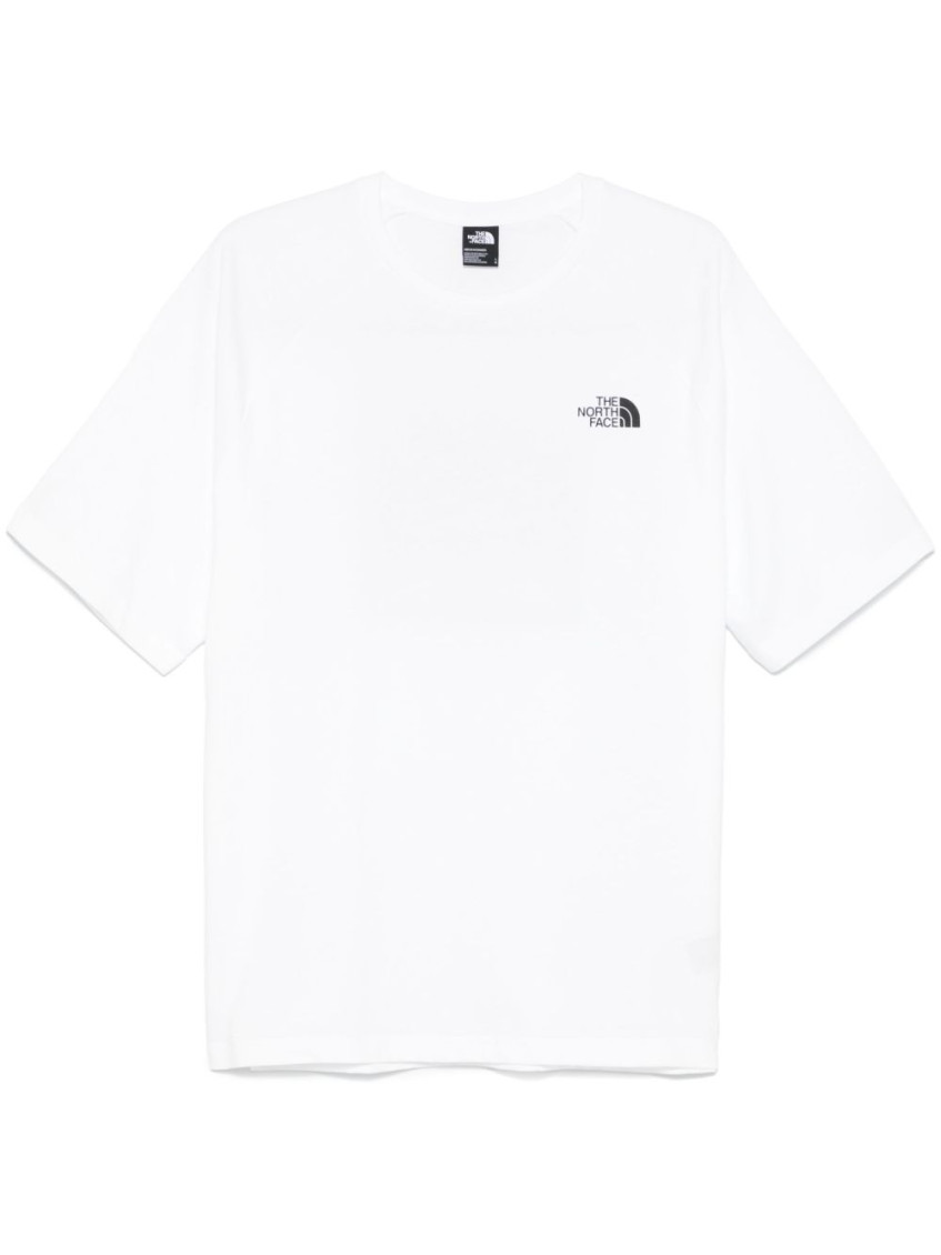 THE NORTH FACE WHITE CREW NECK T-SHIRT
