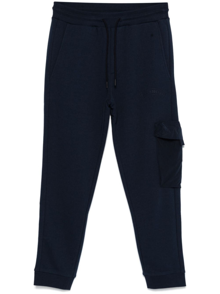 Shop Paul & Shark Navy Blue Logo Jogger