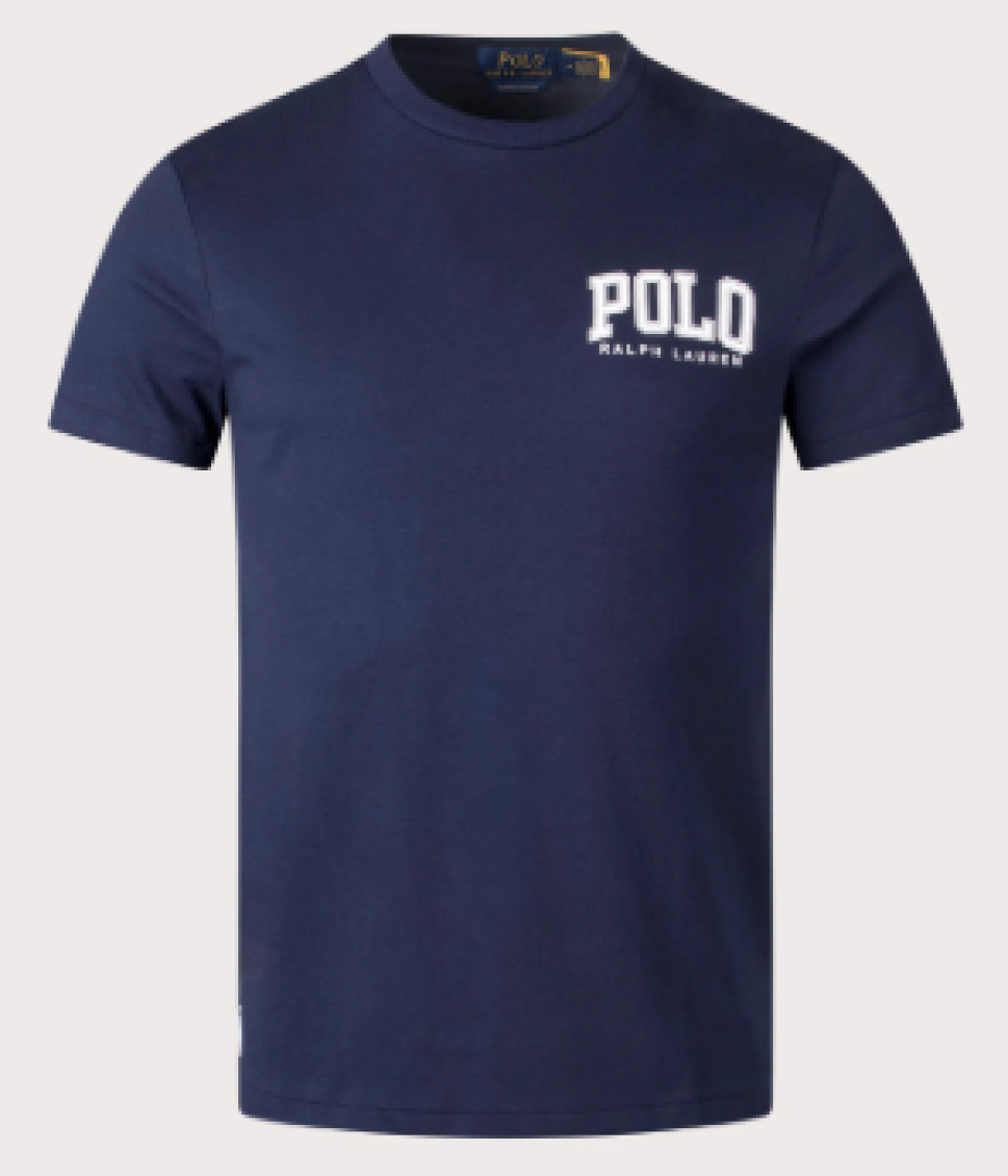 Polo Ralph Lauren Ssl Tsh Man T-shirt Navy Blue Size M Cotton In Navy Blue