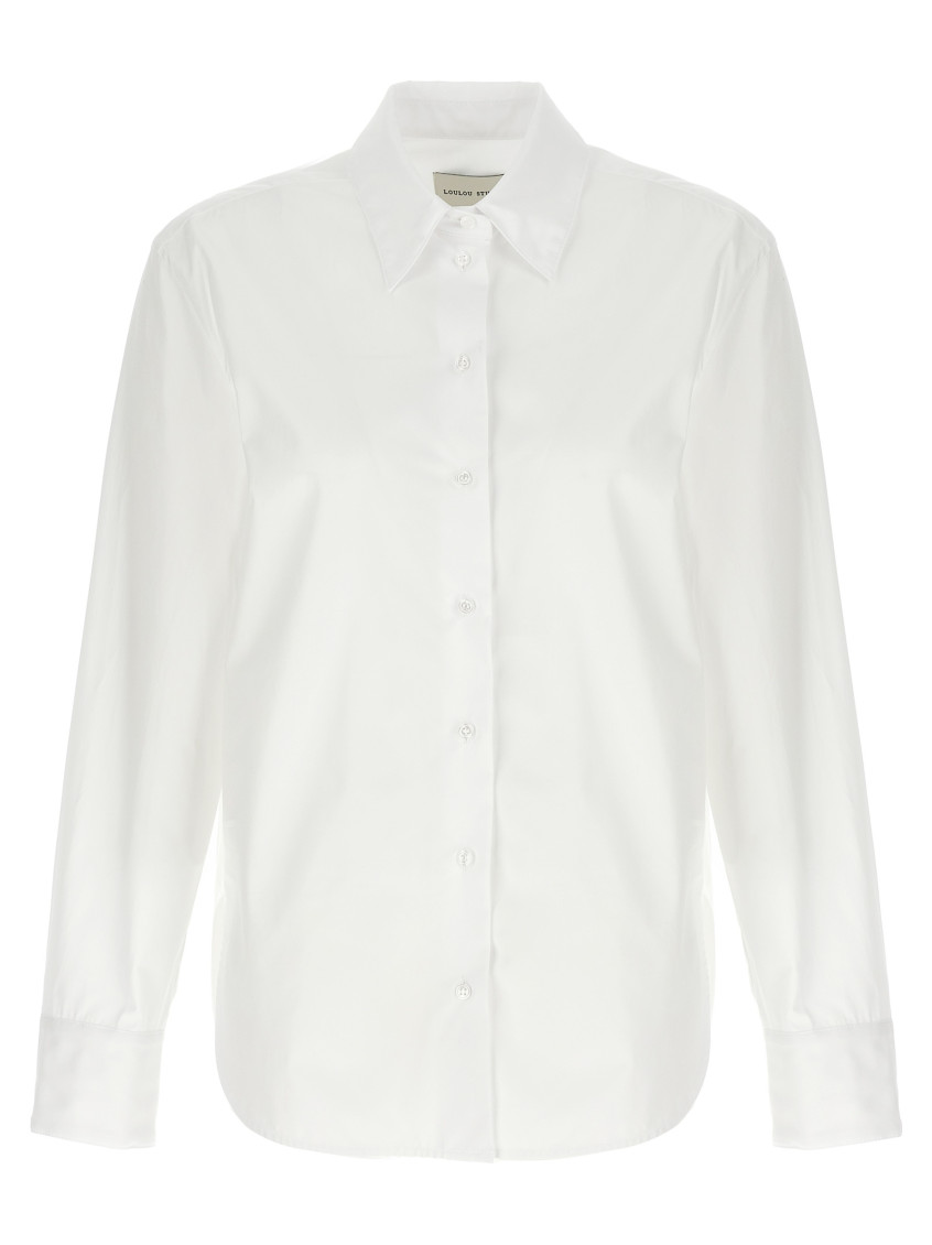 Loulou Studio Alim Shirt And Blouse White In White