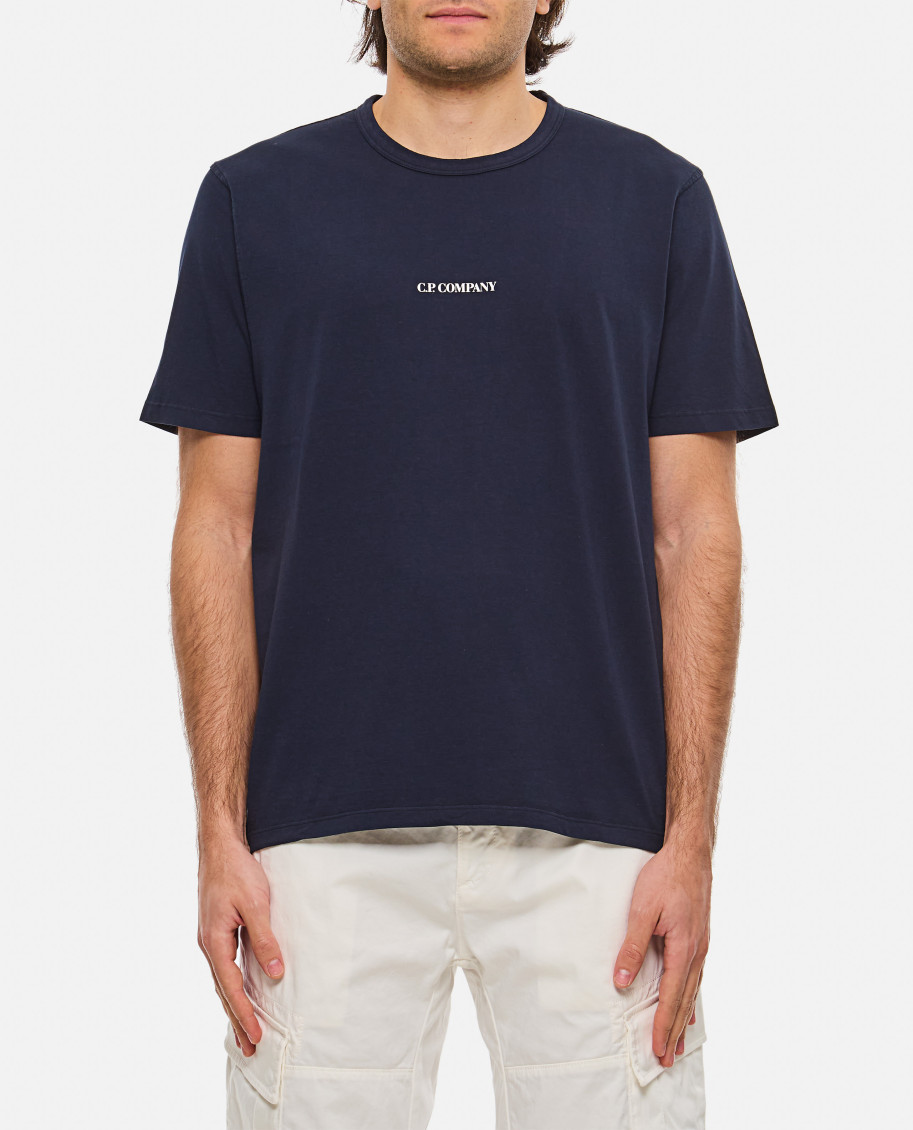 C.p. Company Metropolis Series Mercerized T-shirt In Blue