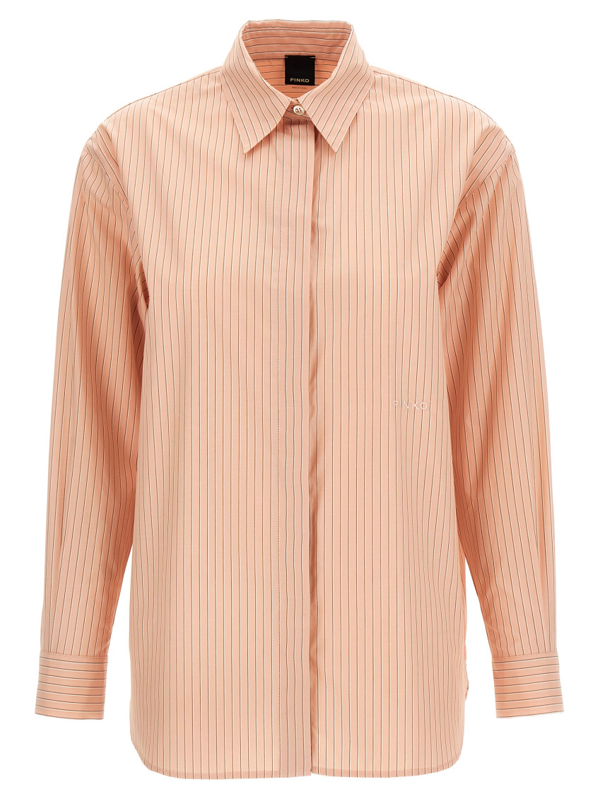 Pinko Camisa - Color Carne Y Neutral In Light Pink