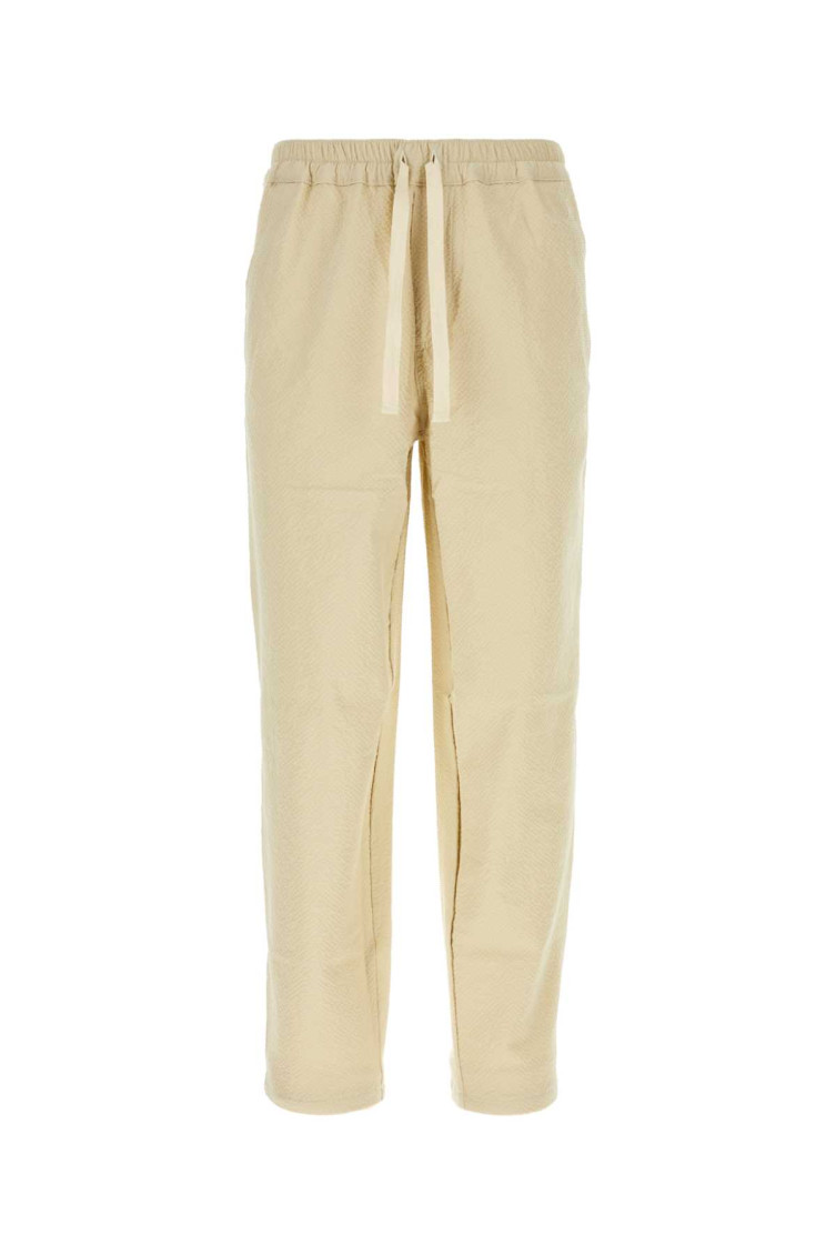 Howlin' Howlin Beige Stretch Cotton Tropical Pant In Beige
