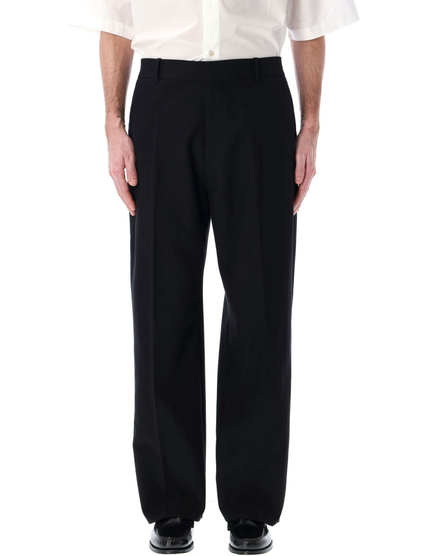 Studio Nicholson Tailored Trouser With Functional Pockets And Loops In Black