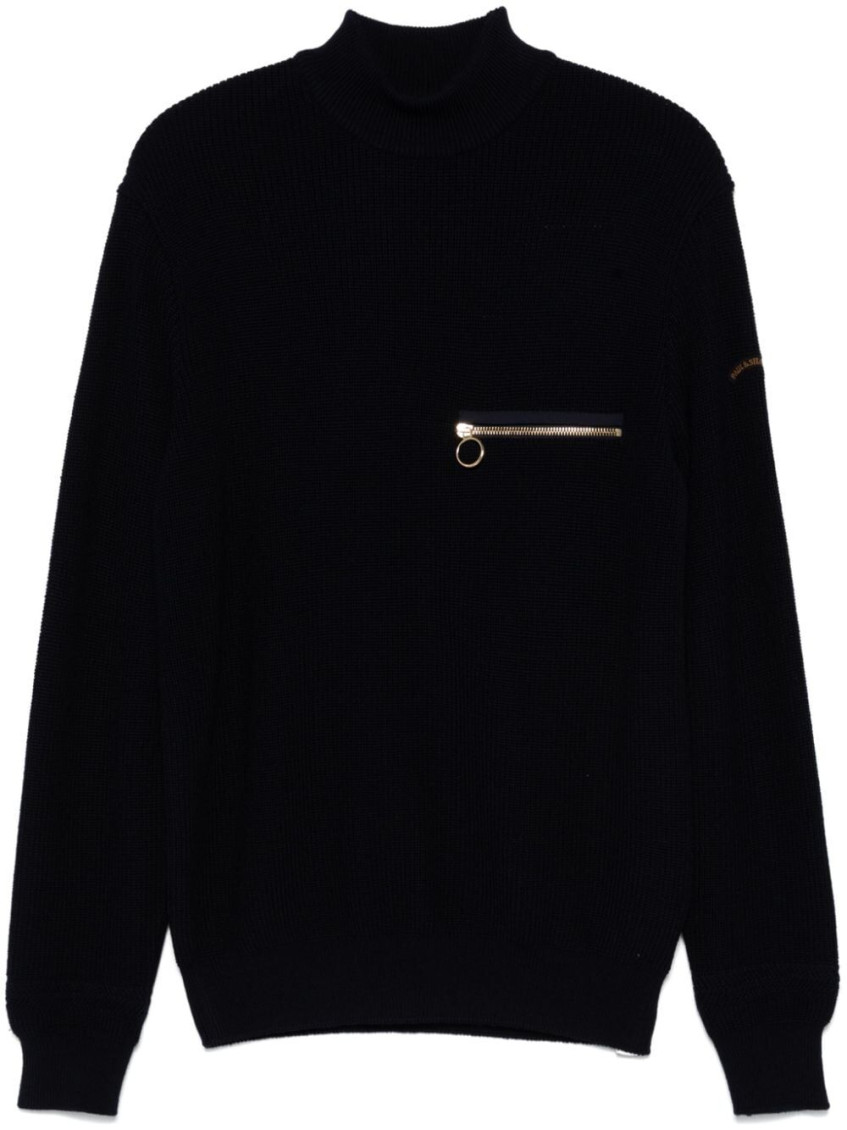 Shop Paul & Shark Blue Classic Zip Sweater