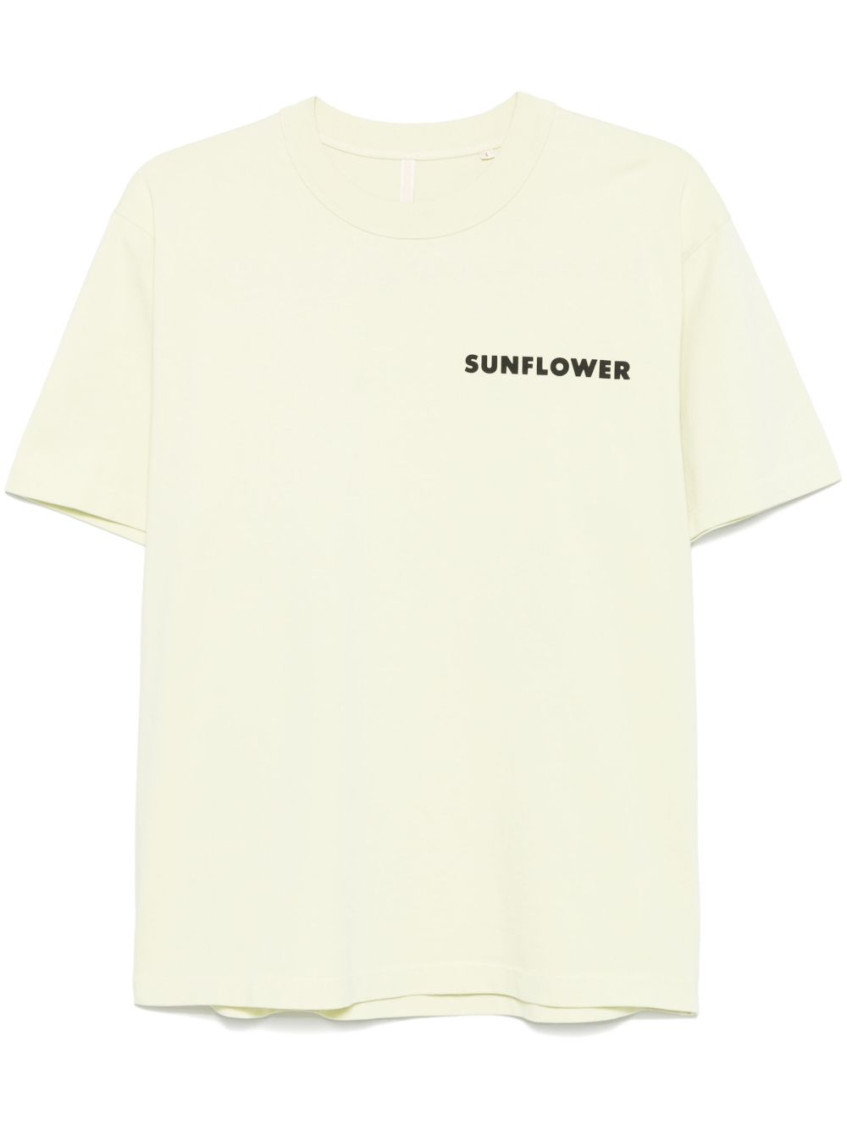 Sunflower Lime Green Cotton T-shirt In Light Green