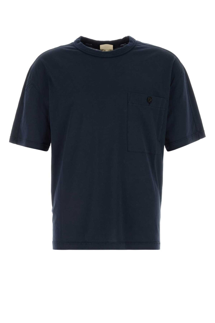 Ten C T-shirt In Cotone Blu Navy  Uomo In Navy Blue