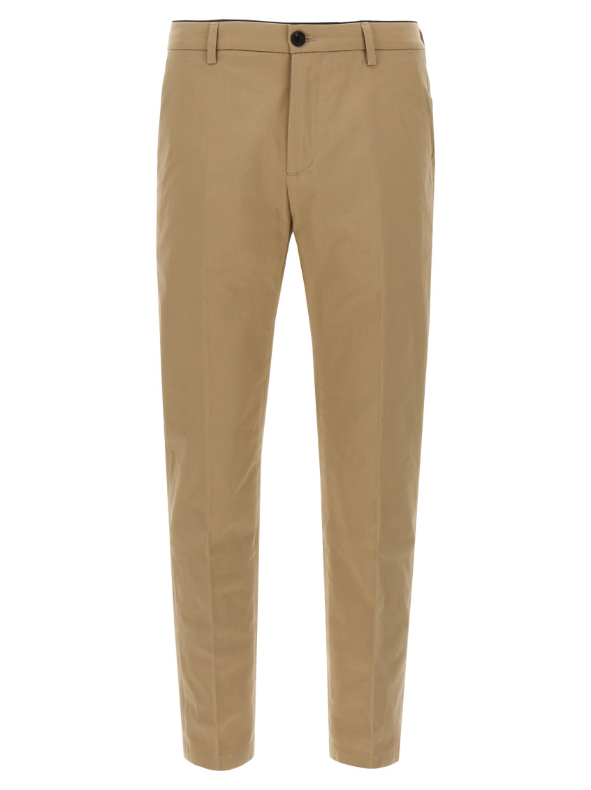 Department Five Tapered Corduroy Trousers In Beige