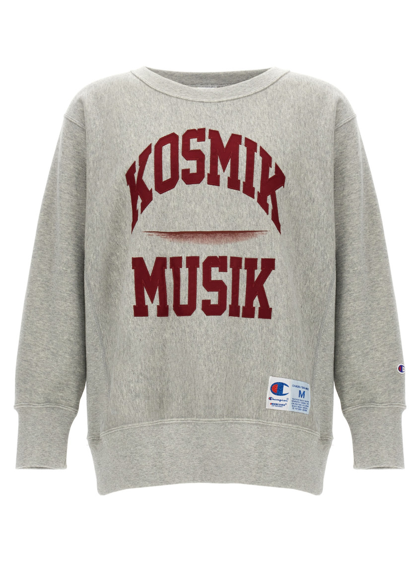 Undercover Champion Collaboration Crew Neck Sweatshirt In Grey