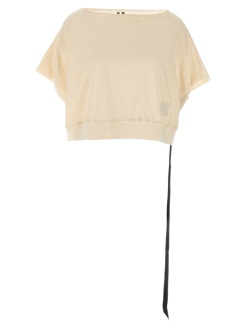 Rick Owens Beige Dagger Top In Beige