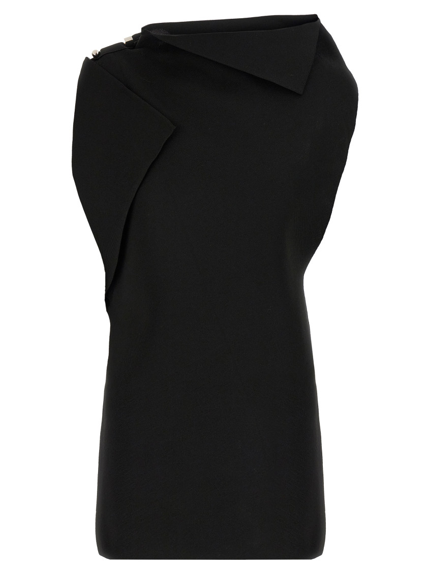 Jacquemus Women Trapeze Mini Dress In Black