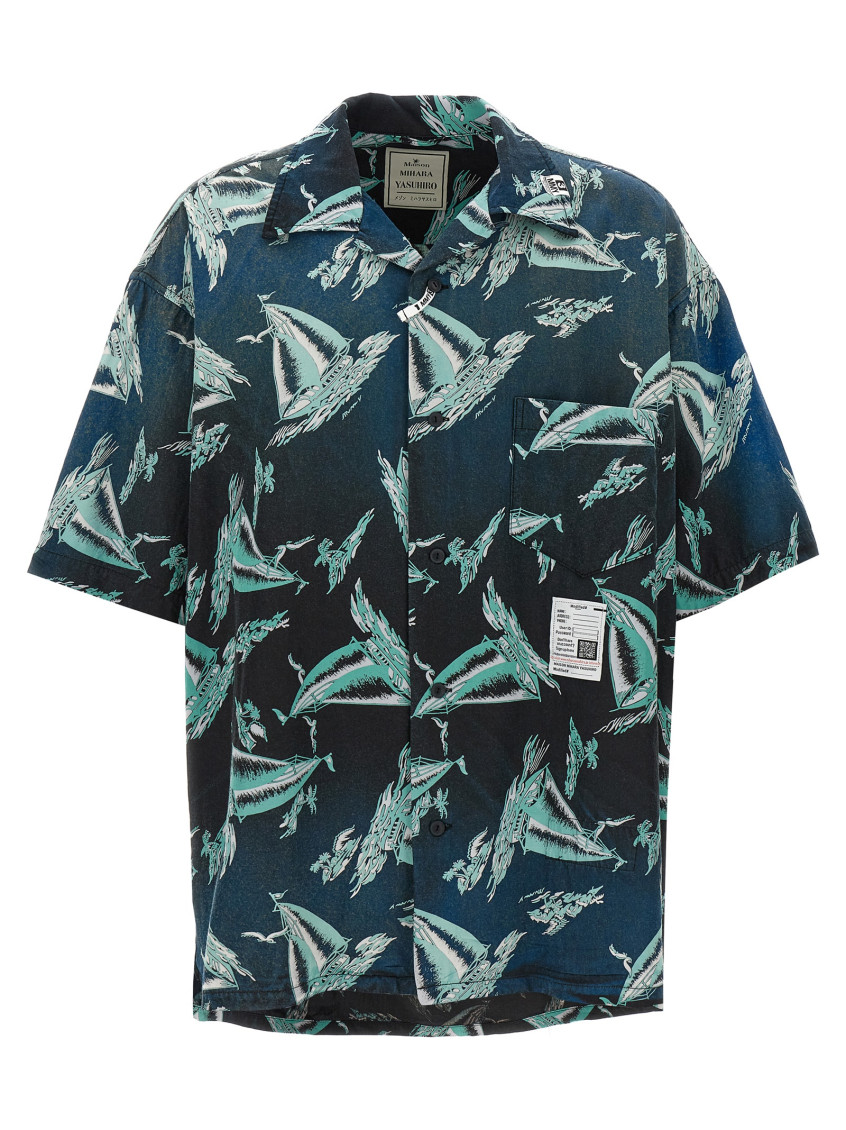 MAISON YASUHIRO BLUE VINTAGE SHIRT